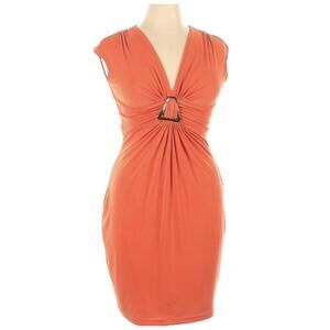 Cache Orange Casual Dress Size 14